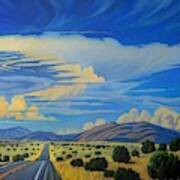 New Mexico Cloud Patterns Poster