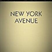 New York Avenue Poster