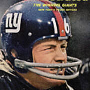 New York Giants Frank Gifford Sports Illustrated Cover Poster