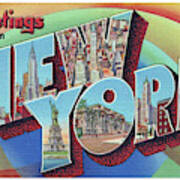New York Greetings - Version 2 Poster