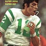 New York Jets Qb Joe Namath, Super Bowl Iii Sports Illustrated Cover Poster