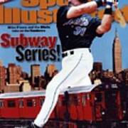 New York Mets Mike Piazza, 2000 Subway Series Sports Illustrated Cover Poster