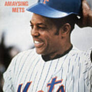 New York Mets Willie Mays Sports Illustrated Cover Poster