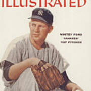 New York Yankees Whitey Ford Sports Illustrated Cover Poster