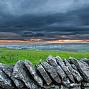 North Yorkshire Moors Sunset Poster