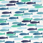 Ocean Fish- Art By Linda Woods Poster