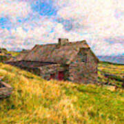 Old Scottish Farmhouse Poster