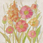 Opalescent Floral I Poster