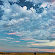 Oregon High Desert Cloudscape Poster