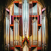 Organ Pipes In St Giles\' Cathedral, Edinburgh Poster