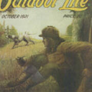 Outdoor Life Magazine Cover October 1921 Poster