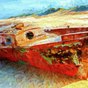 Outer Banks Shipwreck Ap Poster