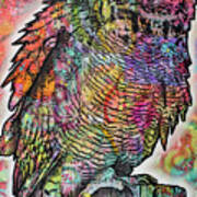 Owl Perch Poster