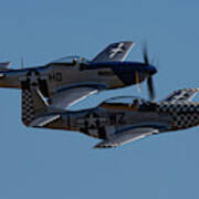P-51 Mustangs Helen And Mary Poster