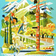 Pacific Northwest Collage Poster