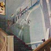 Painted Fresco For A Staircase Poster