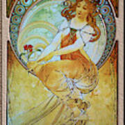 Painting By Alphonse Mucha Poster
