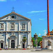 Palmanova Cathedral - Udine Province  - Friuli Venezia Giulia Region - Italy Poster