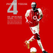 Patrick Vieira - Invincibles Arsenal Poster