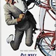 Paul Reubens In Pee-wee's Big Adventure -1985-. Poster