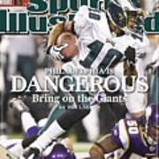 Philadelphia Eagles Desean Jackson, 2009 Nfc Wild Card Sports Illustrated Cover Poster