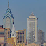 Philadelphia Skyscraper Panorama Poster