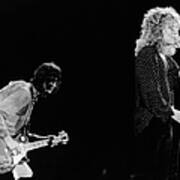 Photo Of Jimmy Page And Robert Plant Poster