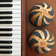 Piano And Poppy Seed Swirl Sourdough 3 Poster