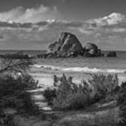 Picnic Rock Beach Poster