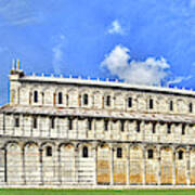 Pisa - Leaning Tower, Cathedral And Baptistry Poster