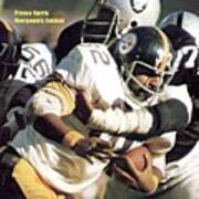Pittsburgh Steelers Franco Harris, 1974 Afc Championship Sports Illustrated Cover Poster
