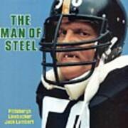 Pittsburgh Steelers Jack Lambert. Sports Illustrated Cover Poster