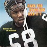 Pittsburgh Steelers L.c. Greenwood Sports Illustrated Cover Poster
