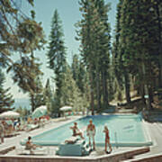 Pool At Lake Tahoe Poster