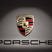 Porsche Car Emblem 2 Poster