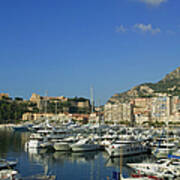 Port De Monaco, Harbor And Waterfront Poster