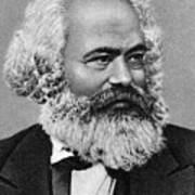 Portrait Of Karl Marx Poster