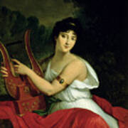 Portrait Of Madame De La Pleigne Poster
