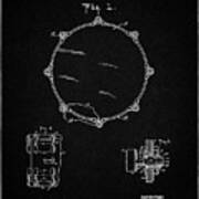 Pp105-vintage Black Drum Key Holder Patent Poster Poster