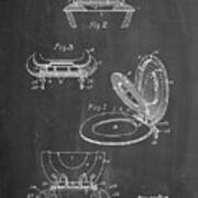 Pp130- Chalkboard Toilet Seat Poster Poster