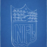 Pp217-blueprint Nfl Display Patent Poster Poster