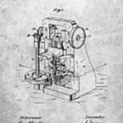 Pp757-slate Bullet Machine Patent Poster Poster