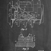 Pp813-chalkboard First Integrated Circuit Patent Poster Poster