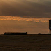 Prairie Sunset Poster