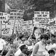 Protests Against Humphrey Poster