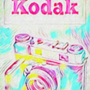Psychedelic Kodak Poster