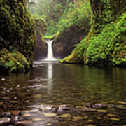 Punchbowl Falls, Columbia Gorge Poster