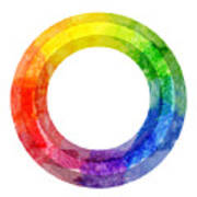 Rainbow Color Wheel Poster