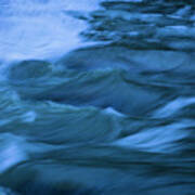 Rapids Downstream In Slow Motion Poster