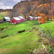 Reading Vermont - Jenne Farm Autumn Poster
